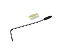 Dopro 4,6 mm de acero inoxidable American Threading Tremolo Trem Arm Whammy Bar se adapta a American o Mexicano/Vintage Strat Nickel