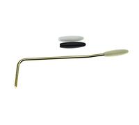 Dopro 4,6 mm de acero inoxidable American Threading Tremolo Trem Arm Whammy Bar se adapta a estándar americano o mexicano/Vintage Strat Gold