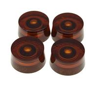 Dopro 4 pomos de marcación rápida para guitarra LP de Estados Unidos (imperial), 24 ranuras finas, perillas de control para ollas Les Paul/CTS ámbar