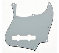 Dopro 5 cuerdas Jazz Bass Pick Guard J Bass Scratch Plate para USA/Mexicano FD 5 cuerdas Jazz Bass Blanco 3 capas