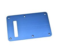Dopro Aluminio anodizado moderno ST Strat placa trasera Tremolo Trem cubierta de cavidad se adapta a americana/mexicana Fender Blue