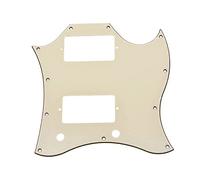Dopro American Standard SG - Golpeador de cara completa para guitarra USA GB SG Special color blanco envejecido de 3 capas