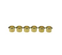 Dopro Casquillos de afinador de guitarra de tamaño vintage de 1/4 pulgadas, casquillos de afinación vintage para guitarras Strat/Tele/Les Paul de 6,2 mm (ID) x 8,3 mm (diámetro exterior), latón