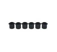 Dopro Casquillos de afinador de guitarra de tamaño vintage de latón de 1/4 pulgadas, casquillos de afinación vintage para guitarras Strat/Tele/Les Paul de 6,5 mm (ID) x 8,8 mm (diámetro exterior),
