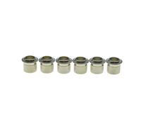 Dopro Casquillos de afinador de guitarra de tamaño vintage de latón de 1/4 pulgadas, casquillos de afinación vintage para guitarras Strat/Tele/Les Paul de 6,5 mm (DI) x 8,8 mm (diámetro exterior),