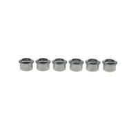 Dopro Casquillos redondos de latón macizo de 10,2 mm para afinador de guitarra vintage, casquillos adaptadores de conversión para máquina de afinación de 3/8 pulgadas, versión actualizada, 6,5 mm de