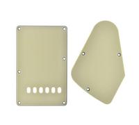 Dopro Cubierta de trémolo para guitarra eléctrica, placa trasera, control electrónico, para guitarras Yamaha Pacifica PAC112V/PAC212V/PAC612V, color crema