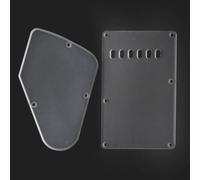 Dopro Cubierta de trémolo para guitarra eléctrica, placa trasera, cubierta de cavidad de control electrónico, compatible con guitarras Yamaha Pacifica PAC112V/PAC212V/PAC612V, transparente