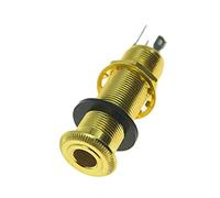 Dopro - Gatos de salida para bajo de guitarra estéreo de cobre de 1/4 pulgadas con 4 clavijas estéreo o mono Jack