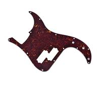 Dopro Golpeador de bajo de precisión de 13 agujeros PB P Bass Scratch Plate compatible con bajos de precisión FD de Estados Unidos/México, tortuga vintage
