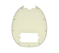 Dopro Golpeador de bajo para Musicman Classic 4 cuerdas StingRay modelos de bajo envejecido Blanco