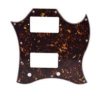 Dopro Golpeador de cara completa para guitarra SG American Standard, compatible con guitarra Gibson SG Special de Estados Unidos, color tortuga oscura