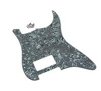 Dopro - Golpeador de guitarra (11 agujeros, ST Strat One, Humbucker, placa de rayado, compatible con Fender Delonge)