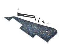 Dopro Golpeador de guitarra Abalone Pearl LP con soporte negro para Epi Les Paul