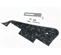 Dopro Golpeador de guitarra Black Pearl LP con soporte cromado para Epiphone Les Paul