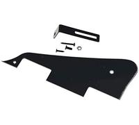 Dopro Golpeador de guitarra de 3 capas, color negro con soporte negro para Epiphone Les Paul