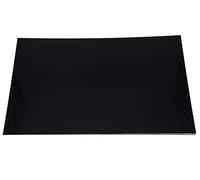 Dopro Golpeador de guitarra en blanco para bajo, placa de arañazos, 290 x 430 mm, negro de 3 capas (BWB)