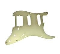 Dopro Golpeador de guitarra HSS de aluminio anodizado de 11 agujeros para guitarra Stratocaster Americana/Mexicana FD Stratocaster dorado