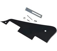 Dopro Golpeador de guitarra LP de 3 capas, color negro con soporte cromado para Epiphone Les Paul