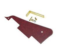 Dopro Golpeador de guitarra LP Red Pearl con soporte dorado para Epiphone Les Paul, K890+B601-DOPORO