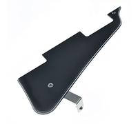 Dopro Golpeador de guitarra LP y soporte de acero inoxidable LP con tornillos de montaje de acero cromado para USA Les Paul Black 3Ply