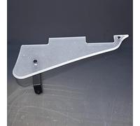 Dopro Golpeador de guitarra LP y soporte de acero inoxidable LP con tornillos de montaje de acero negro para USA Les Paul Clear