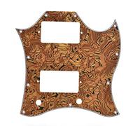 Dopro Golpeador de guitarra SG American Standard de cara completa para guitarra Gibson SG Special Tiger Stripe de EE. UU