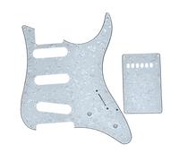 Dopro Golpeador de Guitarra SSS y Placa Trasera de Cubierta de Trémolo Trem compatible con Guitarra Yamaha PACIFICA Blanco Perla