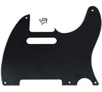 Dopro Golpeador de guitarra Tele vintage de 5 agujeros para Estados Unidos/Mexicano FD Telecaster negro de 3 capas