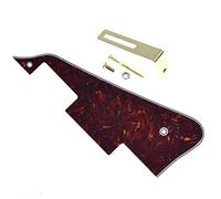 Dopro Golpeador de guitarra Vintage Tortoise LP con soporte dorado para Epiphone Les Paul