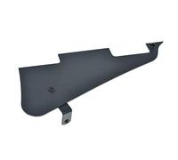 Dopro Golpeador de metal LP para guitarra de aluminio con soporte de acero inoxidable negro y tornillos de montaje de acero para EE.UU. Les Paul Black
