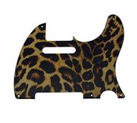 Dopro Golpeador de plástico impreso en 3D con 5 agujeros para guitarra tele vintage, compatible con Fender Telecaster de Estados Unidos/Mexicano