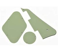 Dopro Golpeador LP de 3 capas verde menta y placa trasera cubierta de cavidad para Epi Les Paul