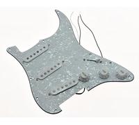 Dopro Golpeador Strat cargado precableado ST SSS Golpeador con pastillas Alnico White Pearl