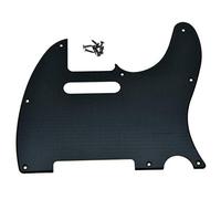 Dopro Golpeador Tele de 8 agujeros para guitarras tele estadounidenses/mexicanas, color negro mate, 1 capa