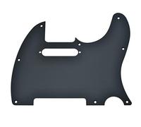Dopro Golpeador tele de aluminio mate de 8 agujeros de metal anodizado TL Pick Guard para Estados Unidos/México Tele/Telecaster negro mate
