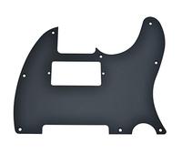 Dopro Golpeador Tele Humbucker de aluminio mate de 8 agujeros de metal anodizado TL Pick Guard para Estados Unidos/México Tele/Telecaster negro mate