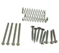 Dopro Imperial/Estados Unidos hilo Humbucker Pickup anillo humbucker Pickup altura tornillos Pickup Surround marco montaje tornillos muelles para Gibson/EMG/Seymour Duncan/Dimarzio níquel