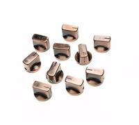 Dopro - Juego de 10 pomos de pedal para guitarra, efecto AMP, bronce