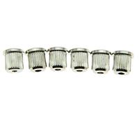 Dopro Juego de 6 casquillos de cuerda de guitarra de níquel de 5/16 pulgadas para Telecaster estándar americano