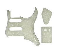 Dopro Kit de golpeador de guitarra eléctrica, cubierta de trémolo, placa trasera, cubierta de cavidad de control electrónico para guitarras Yamaha Pacifica PAC112V/PAC212V/PAC612V Series Perla