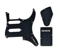 Dopro Kit de golpeador de guitarra eléctrica, cubierta de trémolo, placa trasera, cubierta de cavidad de control electrónico para guitarras Yamaha Pacifica PAC112V/PAC212V/PAC612V, color negro