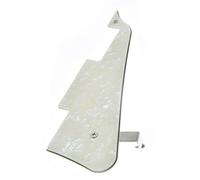 Dopro LP - Golpeador de guitarra y soporte de acero inoxidable LP con tornillos de montaje de acero niquelado para USA Les Paul Aged Pearl