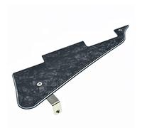 Dopro LP - Golpeador de guitarra y soporte de acero inoxidable LP con tornillos de montaje de acero niquelado para USA Les Paul Black Pearl