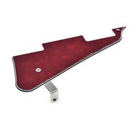 Dopro LP - Golpeador de guitarra y soporte de acero inoxidable LP con tornillos de montaje de acero niquelado para USA Les Paul Red Pearl