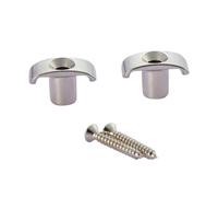 Dopro Paquete de 2 guías de cuerda de acero inoxidable para guitarra, retenedores de cuerda compatibles con American ST/TL Ultra/Elite/Pro Series Nickel