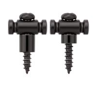 Dopro Paquete de 2 guías de cuerda de guitarra de acero inoxidable estilo barril, retenedores de cuerda de acero con espaciadores extra cortos y altos para la mayoría de guitarras eléctricas, color