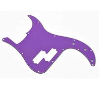 Dopro Pickguard de Precisión de 13 Agujeros para Bass PB P - Placa Protectora para USA/Mexicano FD Precision Bass - Púrpura 3 Capas