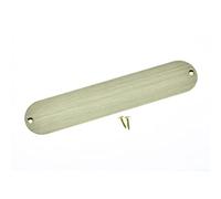 Dopro Placa de control en blanco estándar de 32 mm de ancho sin agujero Placa de control de tele anodizado de aluminio para Fender Telecaster Gold