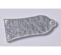 Dopro Silver Sparkle 1 capa de plástico en blanco para guitarra, 3 agujeros, se adapta al estilo Epiphone Les Paul LP